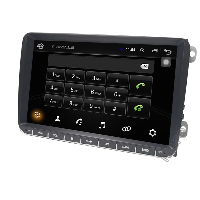 Flash Deal 9" Android 8.1 Car GPS Navigation for VW Volkswagen GOLF 5, Polo Passat b5, Jetta Tiguan Touran Skoda,7708,canbus,steering wheel 4