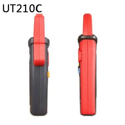 UNI T Мини цифровой клещи UT210C Ture RMS Автоматический диапазон зажим с измерением