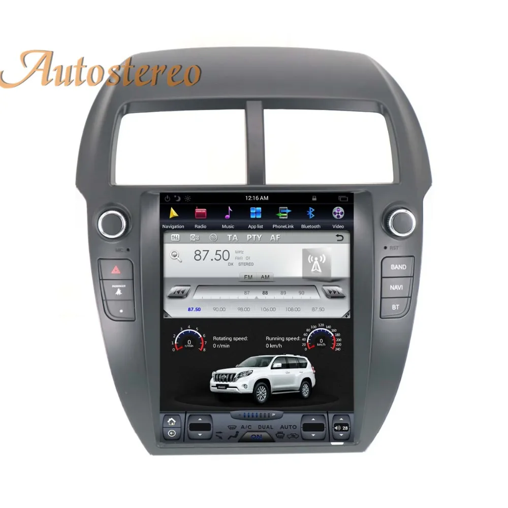 Clearance Android Tesla style Car Multimedia GPS navigation for MITSUBISHI ASX RVR Outlander Sport 2010-2014 radio tape recorder No DVD 2