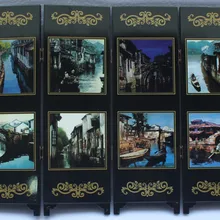 TNUKK Лаковые изделия ручной работы под старину/небольшой экран Jiangnan/украшение для дома особенности Китая