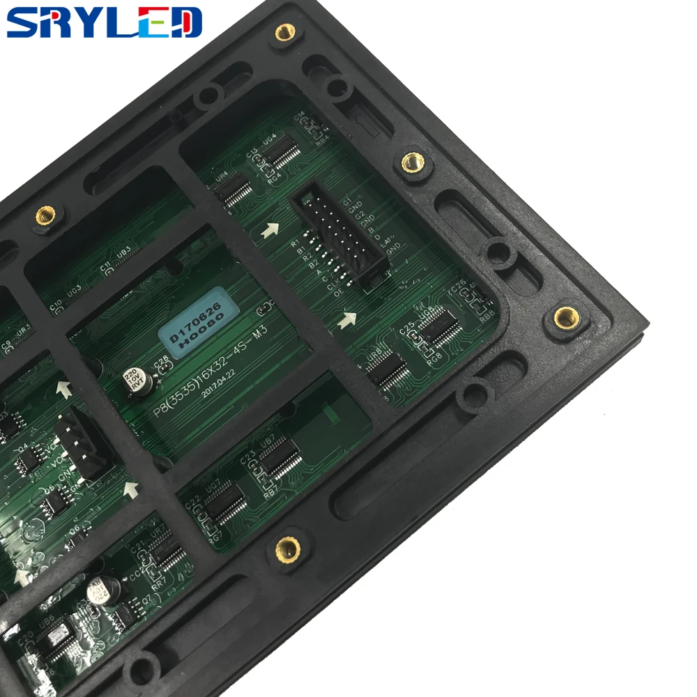 M/ódulo de pantalla LED a todo color de alto brillo P8 Outdoor SMD3535 3in1 RGB 256 mm x 128 mm Panel de 32x16 p/íxeles