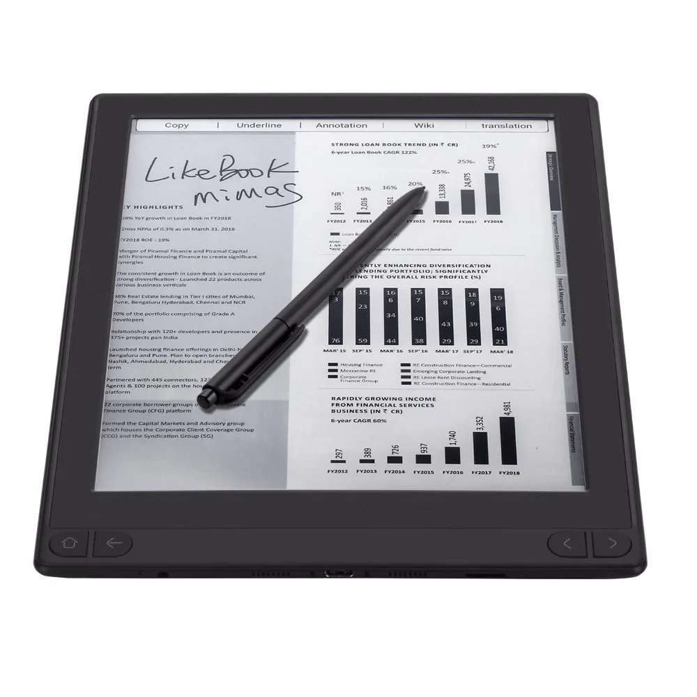 Электронная книга Likebook Mimas 10 3 дюйма восьмиядерный процессором 2 Гб ОЗУ двойная