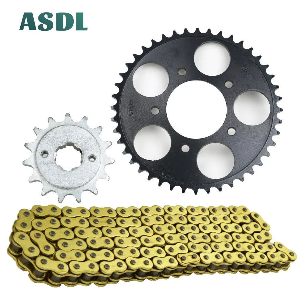 

525 15T 44T Motorcycle Motor Best Drive Chain and Front Rear Sprocket Set For Honda GB400 H3 GB 400 15 44 Teeth