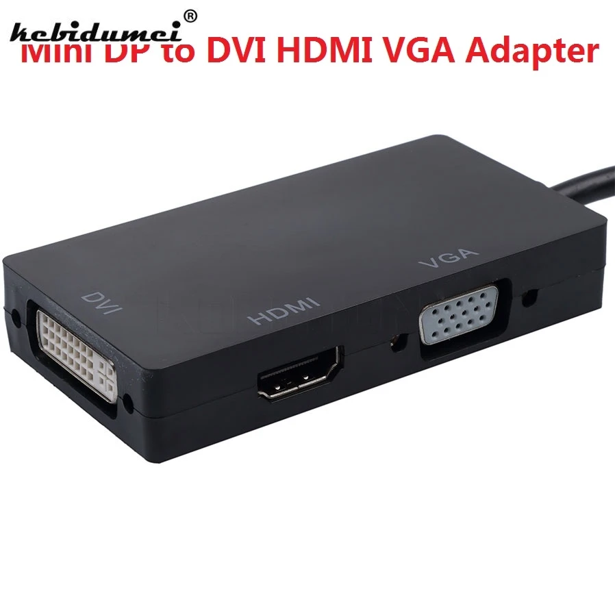 

Mini Male to Female Display Port DP to HDMI VGA DVI Adapter Cable 3 in 1 Adapter Converter Cable for Apple for MacBook Pro 2 3