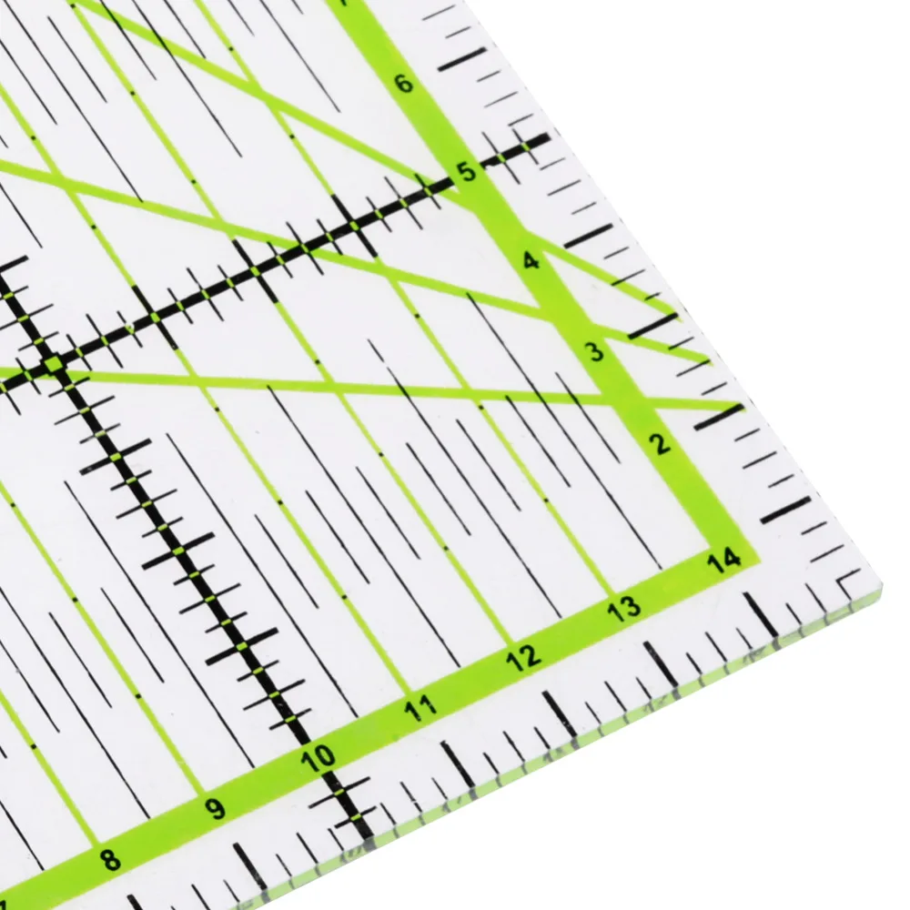 1 шт., пластиковая линейка для лоскутного шитья, инструменты для шитья, толстая акриловая ткань, линейка для лоскутного шитья, инструменты для шитья