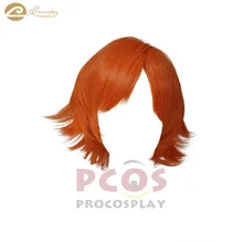 Готовый корабль~ лучший RWBY Beacon JNPR Нора Косплей Оранжевый короткий парик mp001583