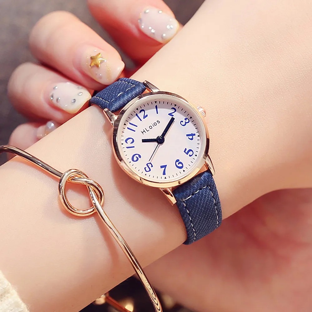 

Women Student Casual Simple Small Fresh ladies casual dress Waterproof Fashion Quartz Elegant Ladies Watch Clock