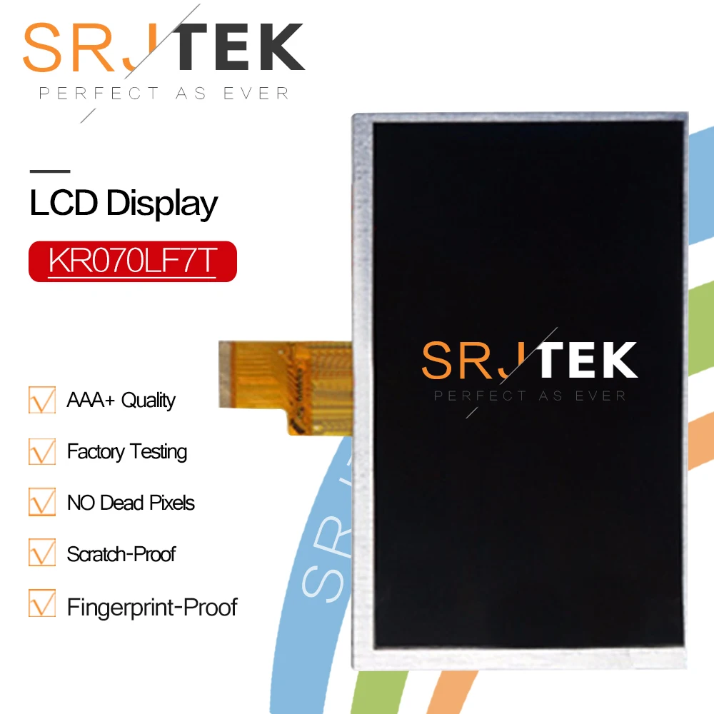 Srjtek Новый IPS 7 дюймовый 40 контактный TFT ЖК экран для планшетного ПК KR070LF7T KR070LE7T 00796 A