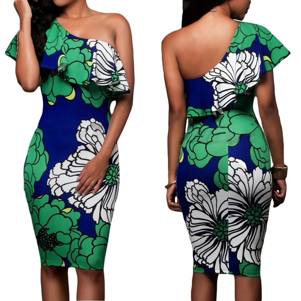 

2019 Hot Women Butterfly Sleeve Print Sheath Sexy Party Beach Short Beach Vintage Casual Dress Spring Summer Dress A20