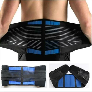 

2018 Adjustable Neoprene Double Pull Lumbar Support Lower Waist Belt Brace Pain Relief Orthopedic Support Belt Correction Corset