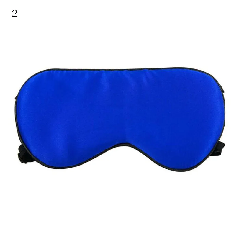 Upscale 100% Real Silk Portable Travel Sleep Eye Mask Rest Aid  Soft Cover Eye Patch Eyeshade Sleeping Mask Case MR096 5