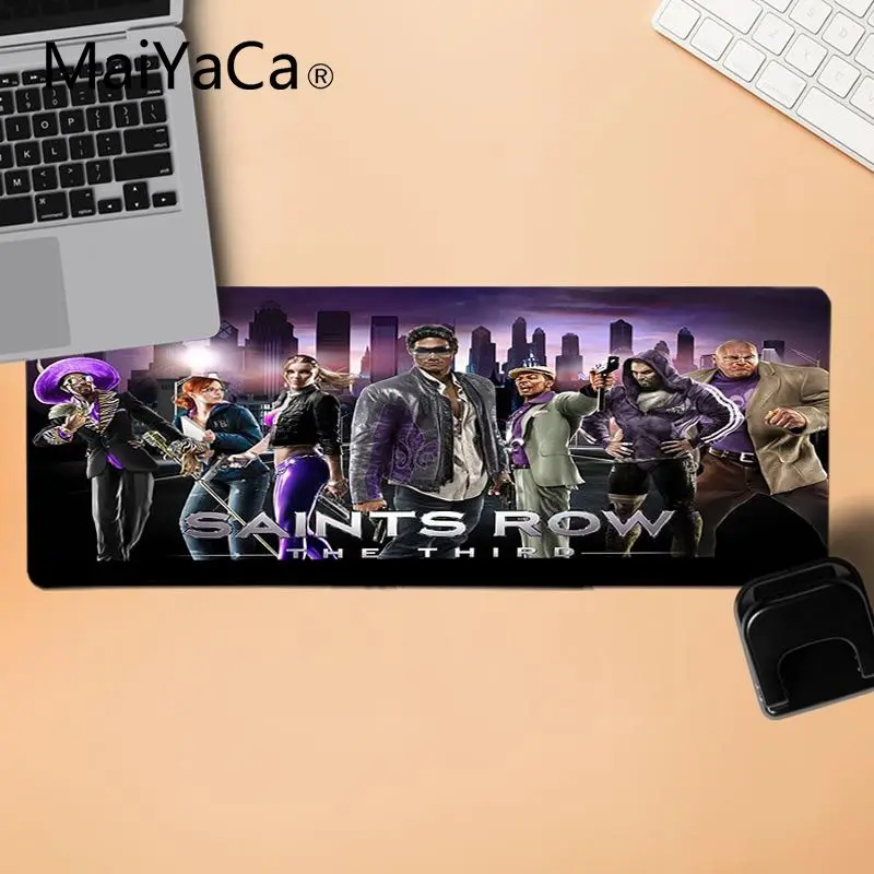 MaiYaCa Новое поступление Saints Row Volition inc. большой коврик для мыши ПК компьютерный коврик резиновая мышь прочный коврик для мыши на стол