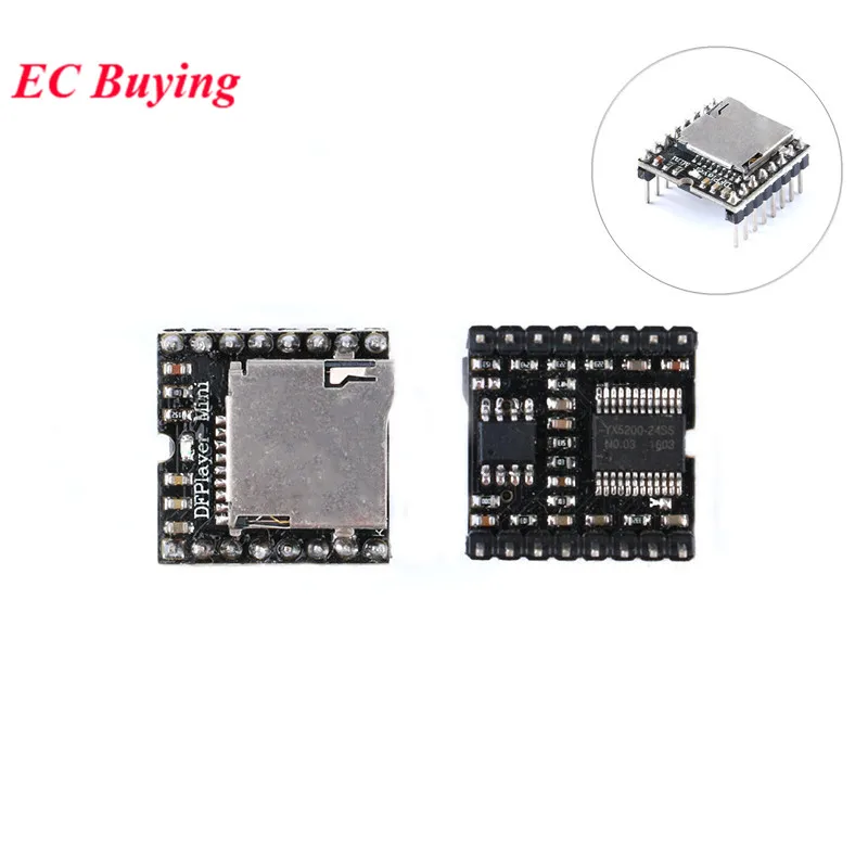 

Mini MP3 Player Module TF Card U Disk Audio Voice Module Development Board DFPlayer For Arduino