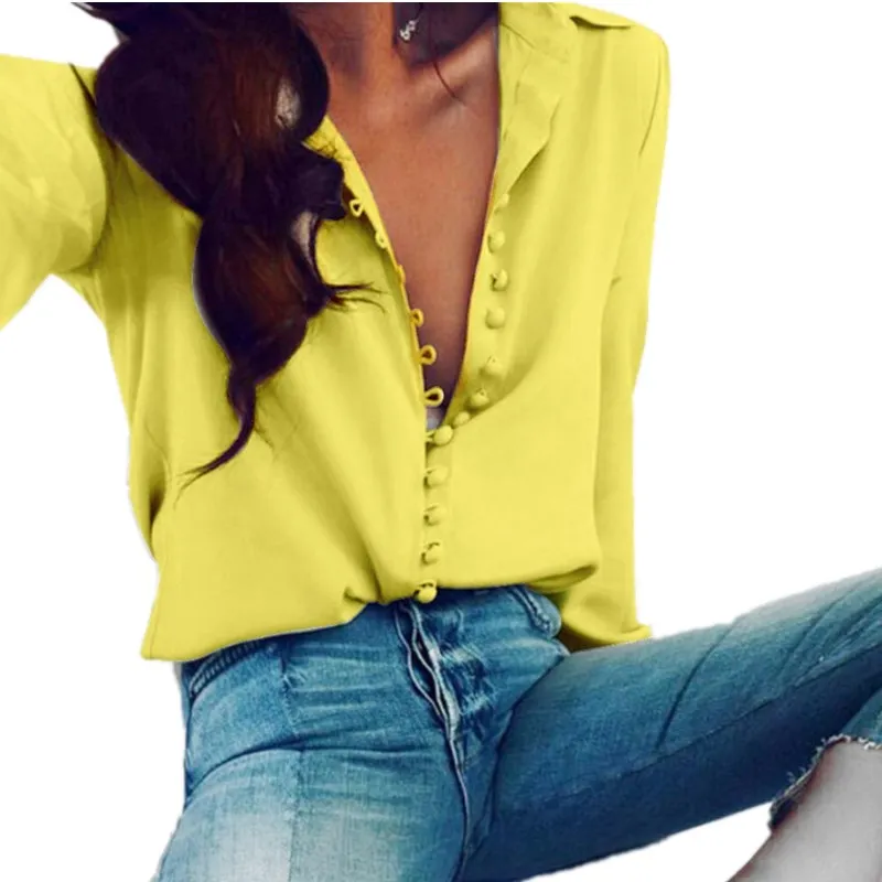 

Womens Blouse Tops Female Elegant Long Sleeve Black White Blouse Shirt Casual Streetwear Cotton Button Blouse Plus Size