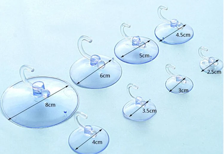 1 лот Прозрачный вакуумный Крючки Присоски Сильный присоске стены крючок, вешалка для одежды кухня организатор домашний декор