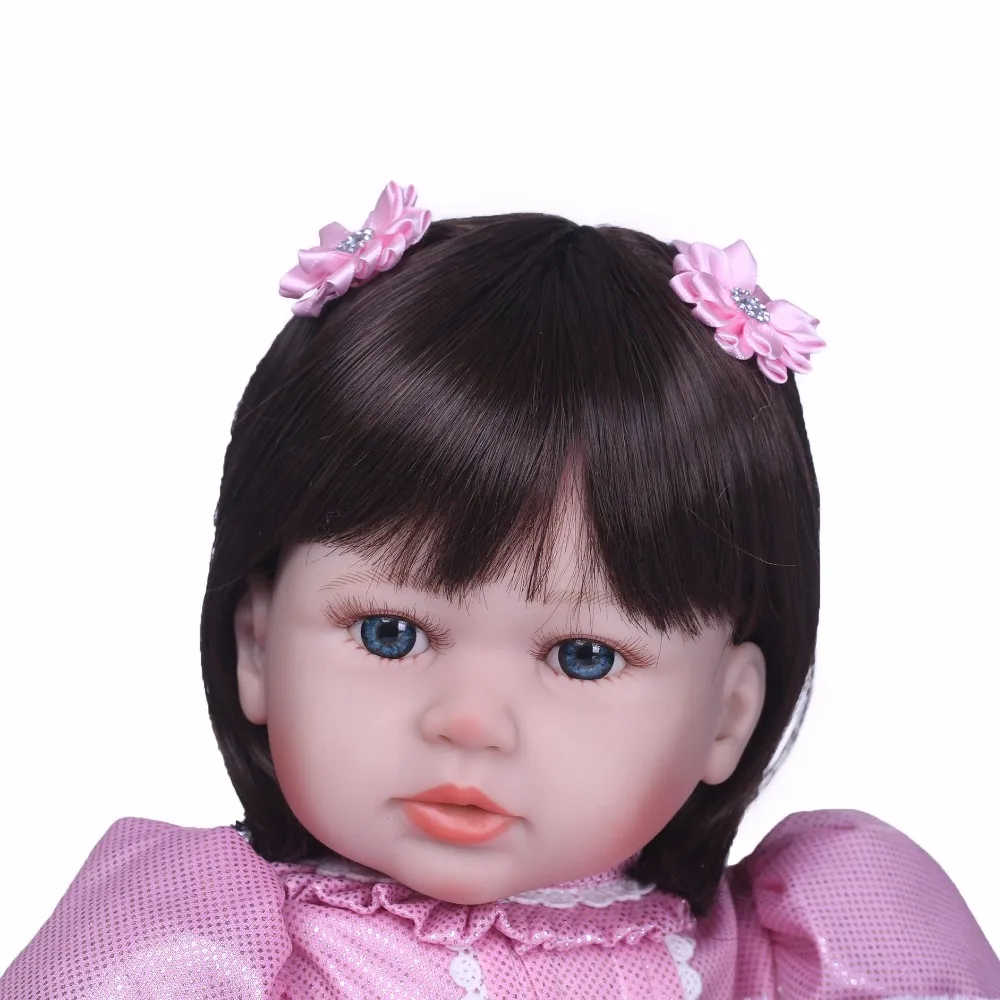 55 см силиконовые куклы Reborn Baby Princess детские виниловые рождественские подарки