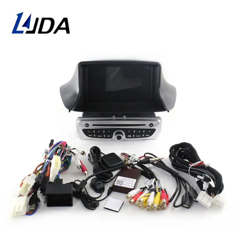 LJDA 7 дюймов 1 Din Android 10 0 автомобильный dvd плеер для Megane 3 Fluence 2009 2015 WIFI GPS радио