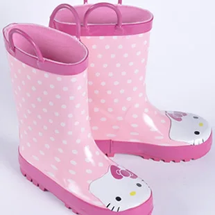 Hello Kitty Rubber Rain Boots Children,Girls Kids Rain Boots,Boys Baby Rain Boots,Water Shoes Toddler,Bota Menina,Botas Infantil soft sole baby shoes toddler moccasins kids girl barefoot leather baby shoes items infant footwear bota infantil 503020