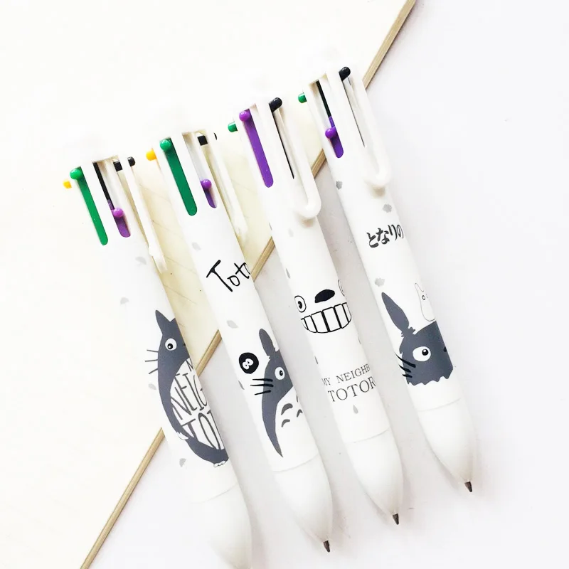 

1pc Kawaii Totoro 6 Colors Ballpoint Pen School Supply Student Stationery Writing Drawing Ball Pen