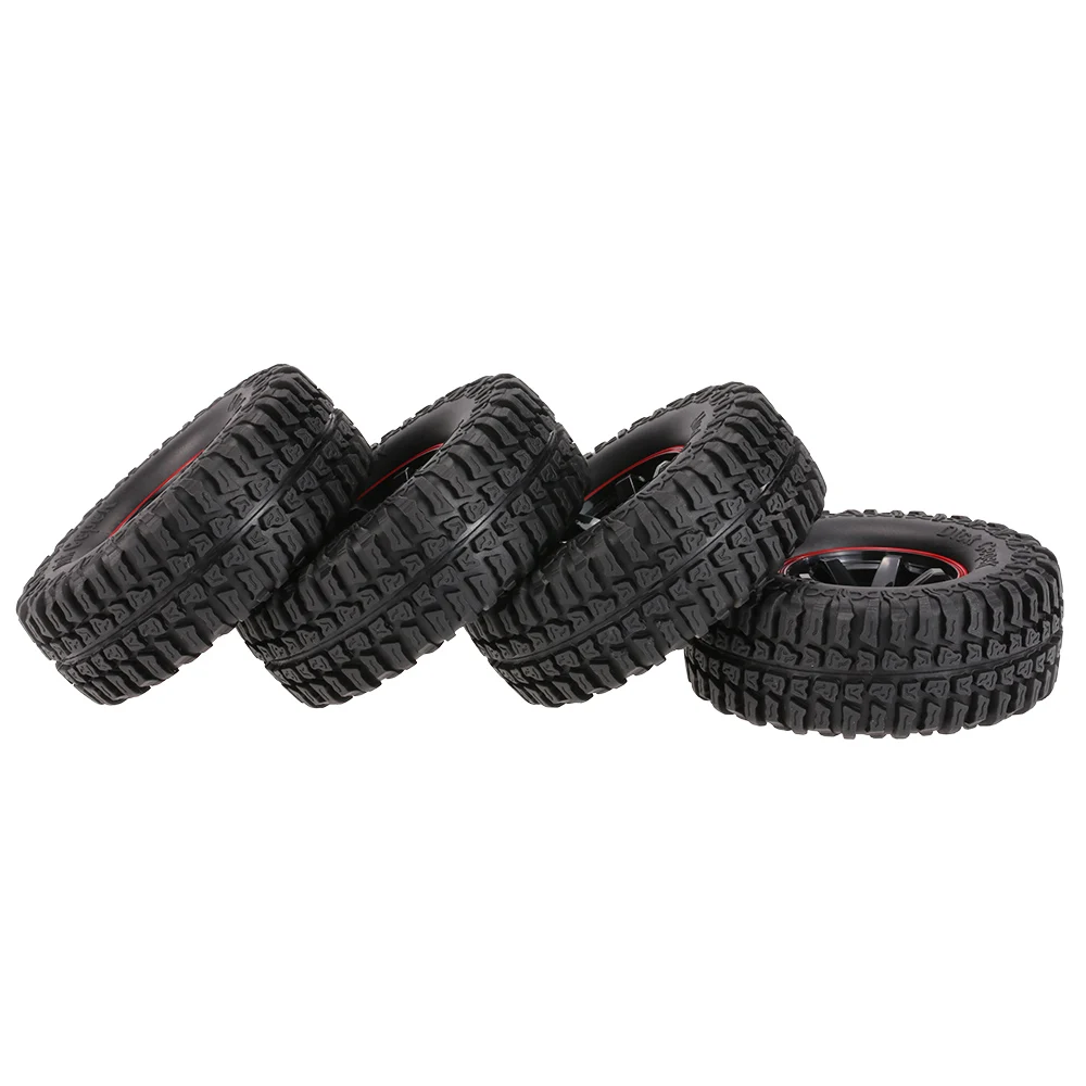 4Pcs for AUSTAR AX-3020C 1.9 Inch 103mm 110 Scale Tires with Wheel Rim for 110 D90 SCX10 CC01 RC Rock Crawler (13)