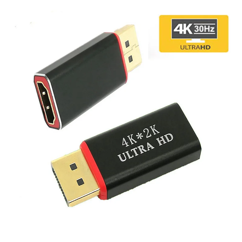 

4K*2K DP To HDMI Adapter Display Port Male to HDMI Female Adapter Converter Cable for PC Notebook Laptop Monitor HDTV
