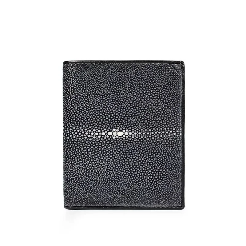 Genuine Stingray Wallets Skin Leather Bifold Money Clip Black Blue Men/'s Wallets