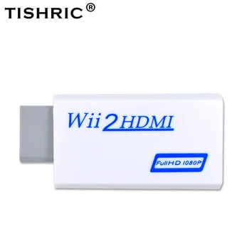 

Tishric 2PCS Original Wii to HDMI Adapter Male-female Converter Support FullHD 720P 1080P 3.5mm Audio Wii2HDMI Adapter for HDTV