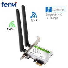 600 Мбит/с двухдиапазонный беспроводной Wifi адаптер настольный WLan WiFi Bluetooth BT 4,0 802,11 a/b/g/n PCI-Express 1X/8X/16X карта