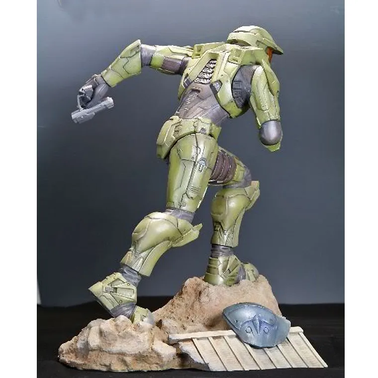 Горячая Halo3 Kotobukiya спартанская фигура статуя 12 дюймов армейский зеленый цвет в коробке