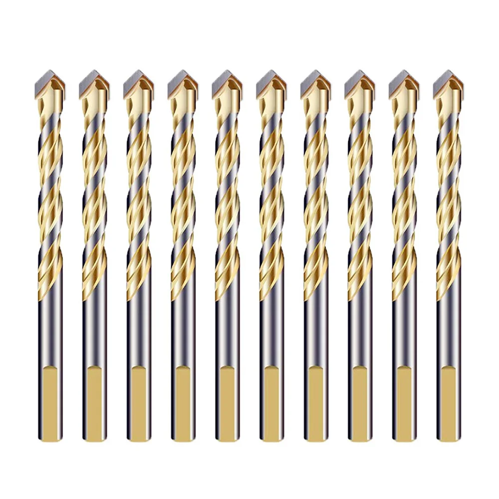 Multi-Material Drill Bit Set for Tile Wall Mirror and Ceramic Tile on Concrete and Brick Wall
