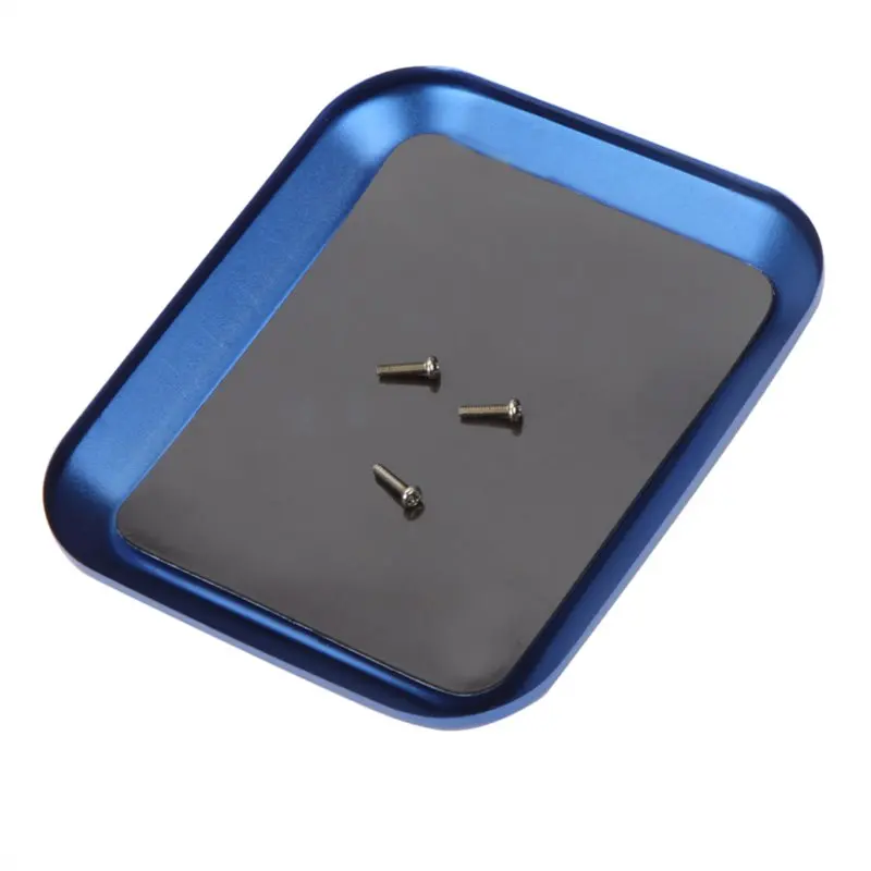 New Aluminium Screw Tray with Magnetic for RC Model Phone Repair (9)