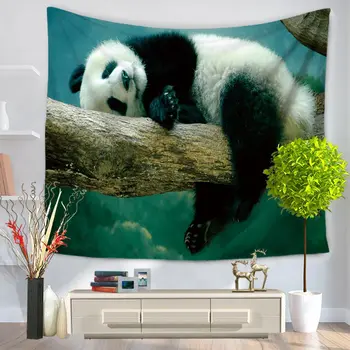 

Indian panda Printing Tapestry Wall Hanging Blanket Camping Mattress Tablecloth Sleeping Pad Beach towel Sunscreen shawl
