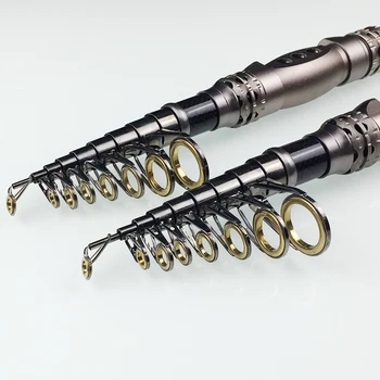 

New Carbon Fishing Rod Telescopic Saltwater Tackle Super Hard Fishing Pole ED-shipping