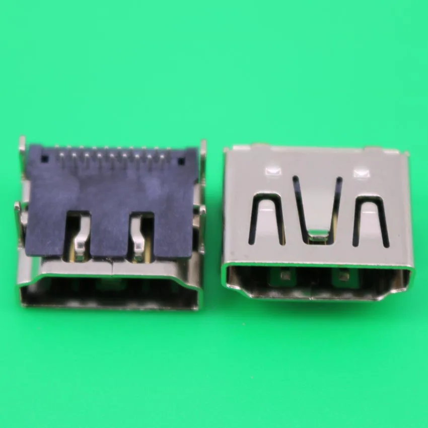 1 шт. медный HDMI гнездовой разъем 90 градусов два ряда pin 19PIN порт Интерфейс|interface|hdmi