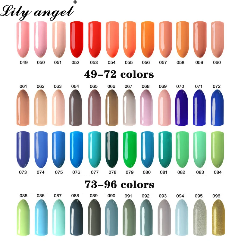 Kit de secador de uñas lirio Ángel 36 W/48 W lámpara LED UV y herramienta de manicura de esmalte de Gel UV kits de uñas de gel de 12 Colores con lámpara