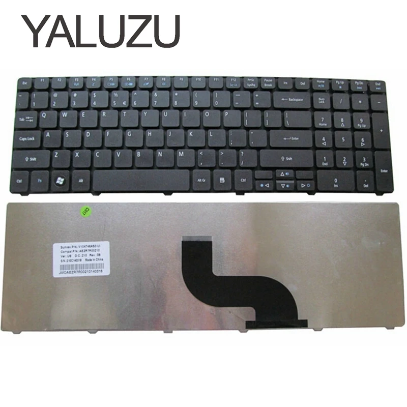  YALUZU English Keyboard for Acer 5750 5750G 5253 5333 5340 5349 5360 5733 5733Z 5750Z 5236 5242 525