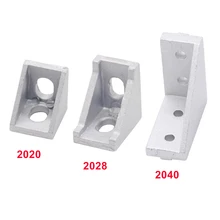 2020 2028 2040 Corner Bracket Fitting Angle Aluminum 20X20 20X28 20x40 L Connector Bracket