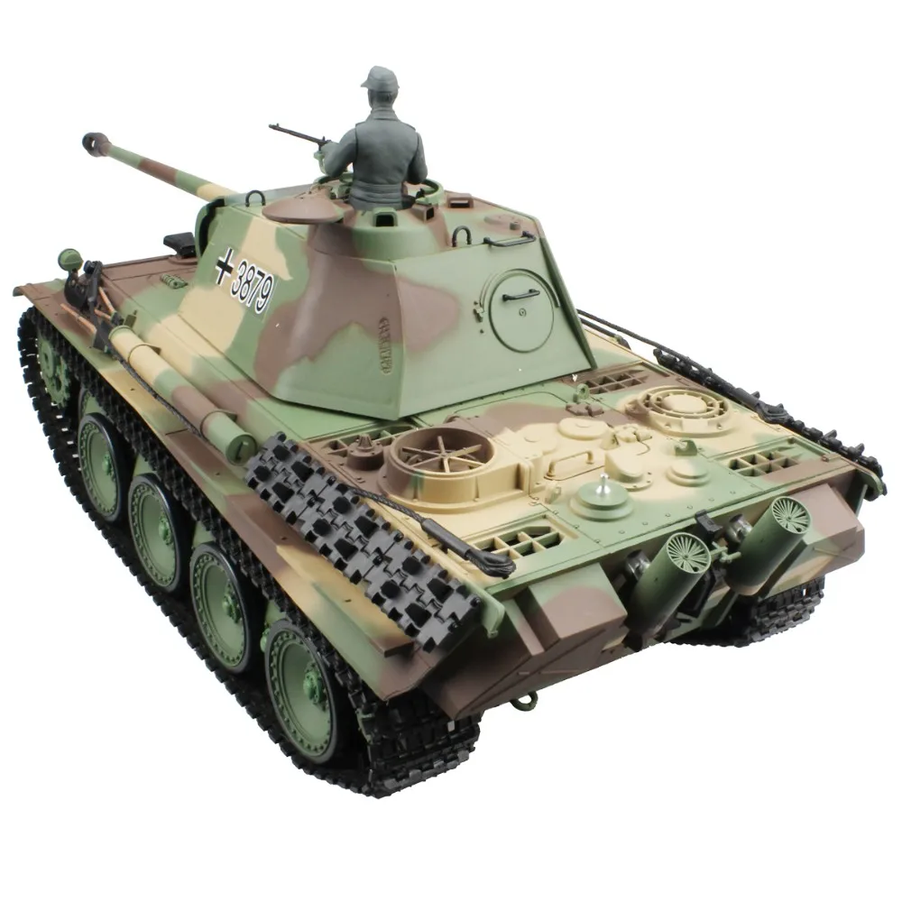 HengLong rc Танк немецкая пантера Тип G боевой танк 2,4 г 1/16 бронированный автомобиль страйкбол Smok& звуковой эффект электронные игрушки для хобби