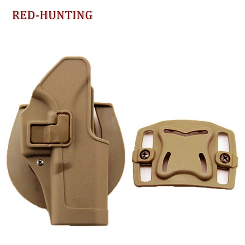 

Tactical Holster CQC Style Concealment Right Hand Waist Pistol / Gun Holster for Glock 17 19 21