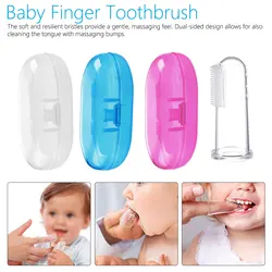 Baby Finger Toothbrush Silicon Toothbrush+Box Children Teeth Clear Soft Silicone Infant Tooth Brush Rubber Cleaning Baby Brush 1 Baby Finger Toothbrush Silicon Toothbrush+Box Children Teeth Clear Soft Silicone Infant Tooth Brush Rubber Cleaning Baby Brush 1