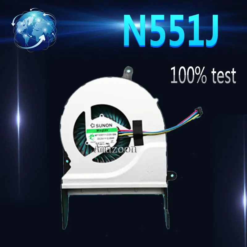 

Amazoon NewCPU Fan For ASUS N551J N551JK N551JM N551JV N551JX N551JK N551JQ G58 G58J cpu cooling fanCooler MF75090V1-C330-S9A