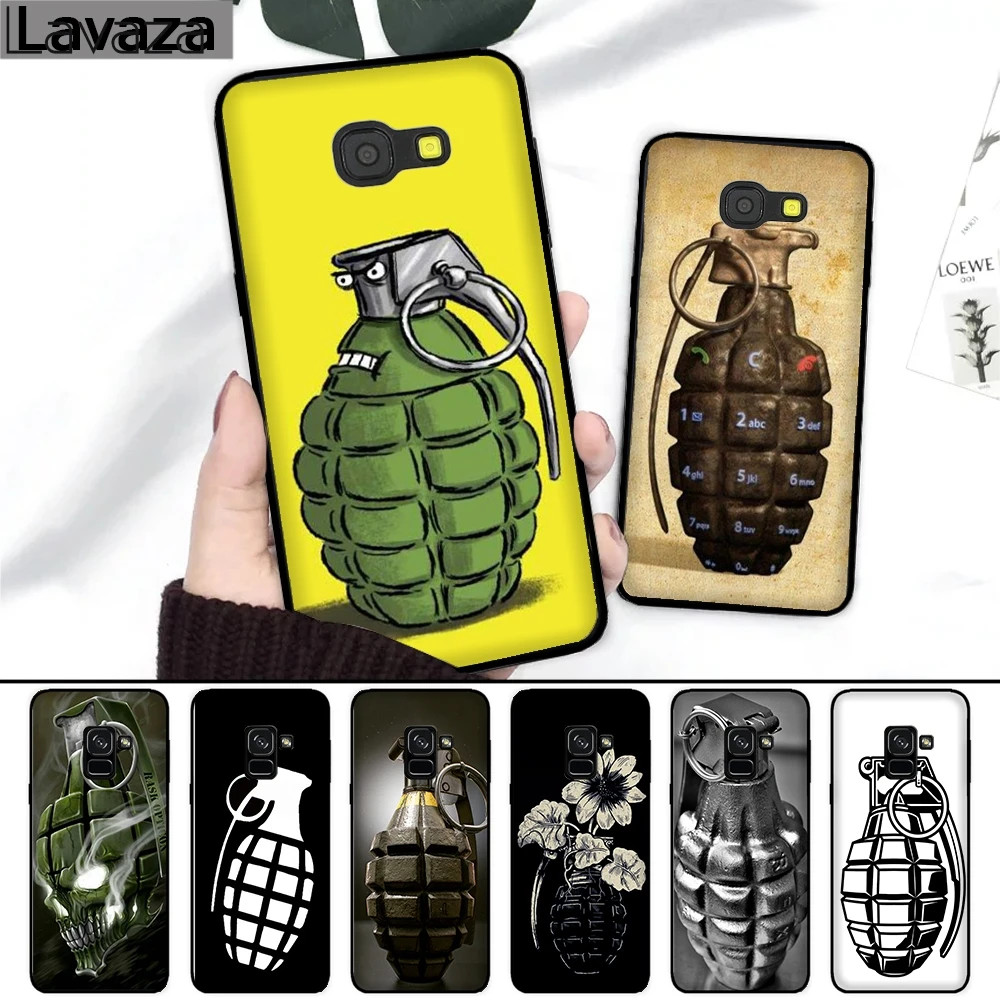 

Lavaza Army Fans Weapons Grenades Design Silicone Case for Samsung A3 A5 2016 2017 A6 Plus A7 A8 A9 A10 A30 A40 A50 A70 J6 2018
