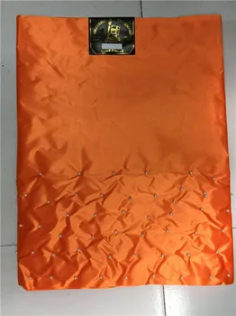 

free shipping by DHL orange rainbow stripe african headties sego gele head tie with beautiful beaded 2piece/set