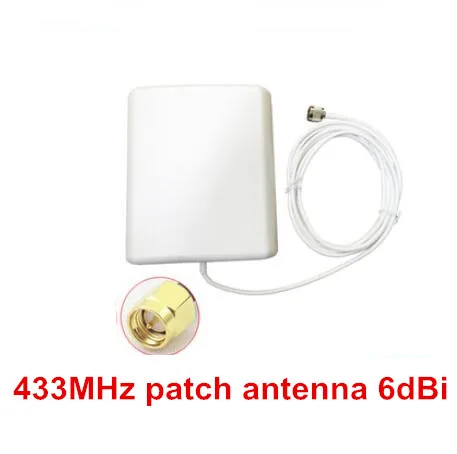 433MHz patch panel antenna SMA outdoor aerial data transmitting 433M 6dBi 433mhz 315mhz frequency wireless receiving module wireless transmitting module super regeneration 315m 433m