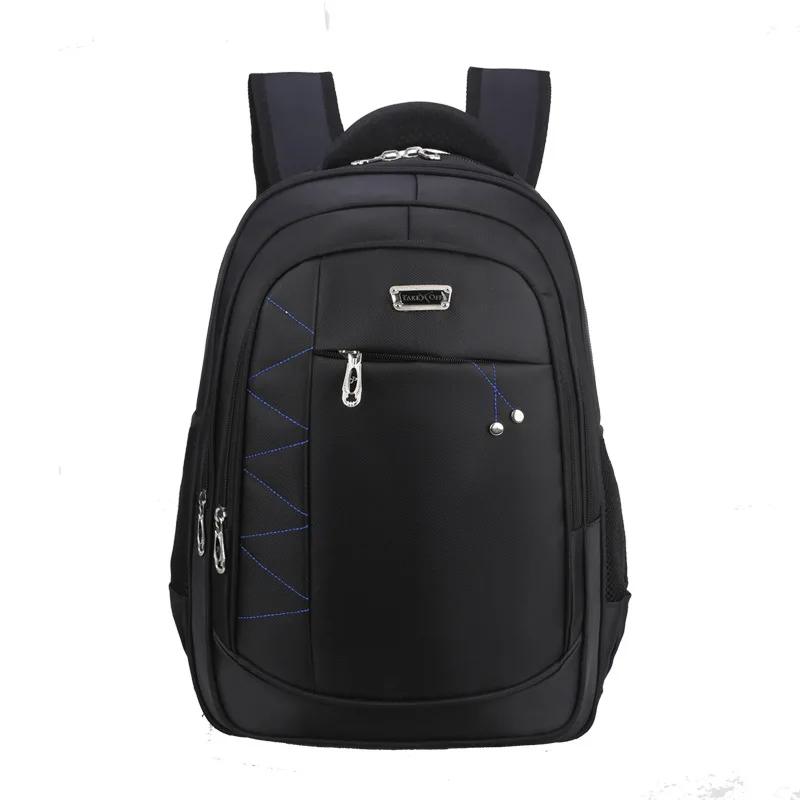 

abay 2019 Men's double shoulder bag business computer bag Korean version of the middle school student bag leisure backpack