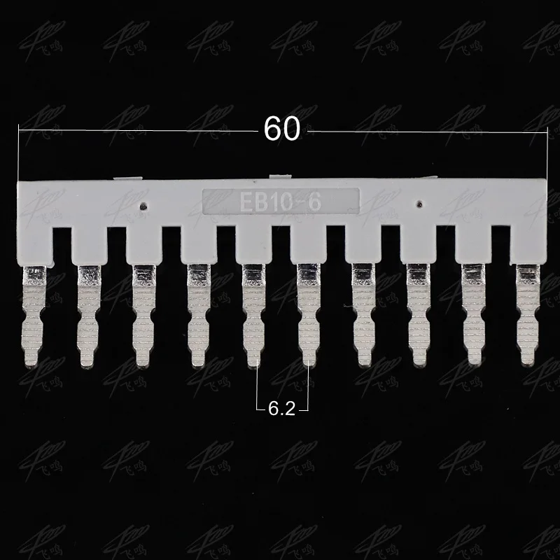 5 шт./лот EB 10-5/10-6/10-8 соединительные UK-3N UKK3 MBKKB-2.5 Винтовые клеммные блоки боковой адаптер Медные перемычки - Цвет: EB 10-6