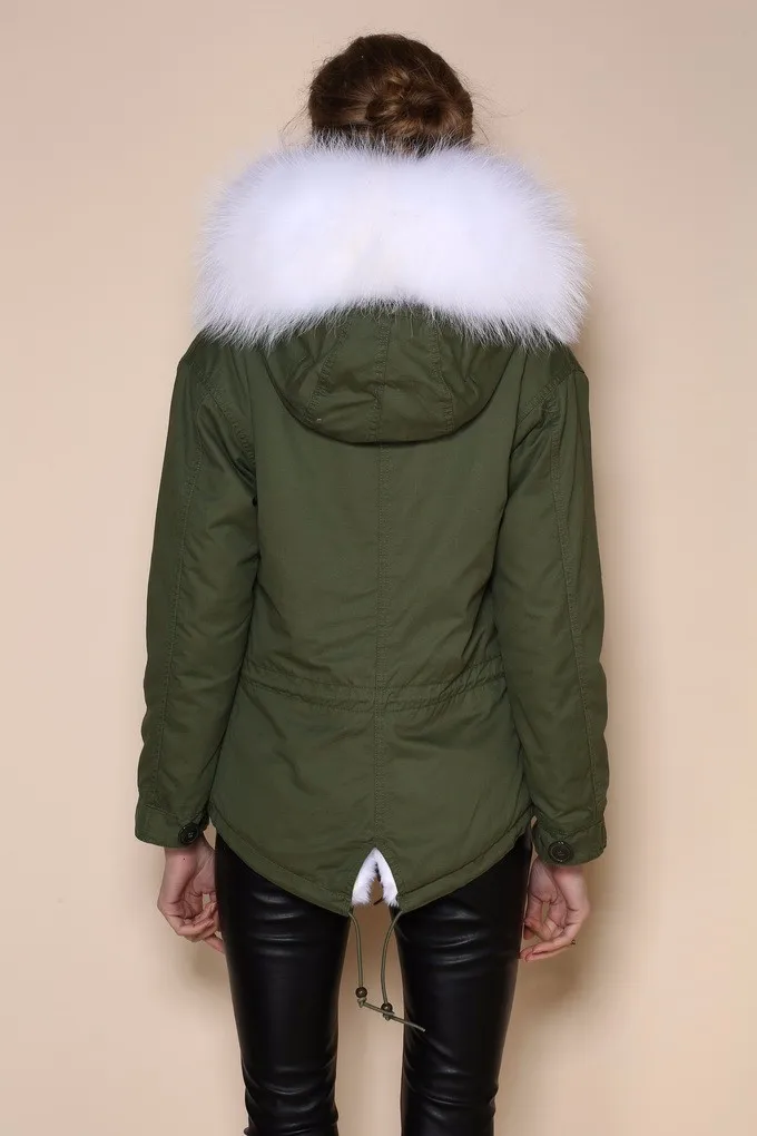 Великобритания популярные женские пальто с искусственным мехом Зимняя парка от прямого завода из Гуанчжоу