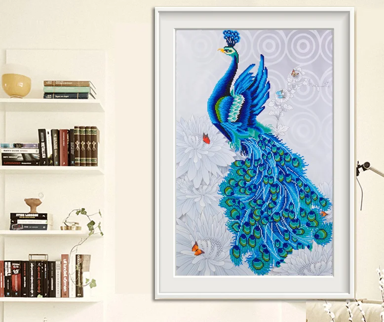 

5D Diamond Painting Animal Peacock Cross Stitch DIY Diamond Embroidery scenery Diamond Mosaic rhinestones Home Decor unqiue gift