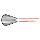 30 шт./лот) FDA высокое качество Нержавеющая сталь украшения торта два отверстия насадка#42