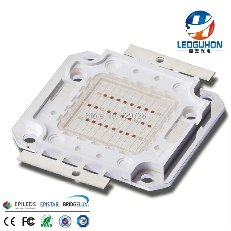 30w 고출력 led 레드/블루 더블 컬러 660/460nm 통합 광원 식물 성장 조명..